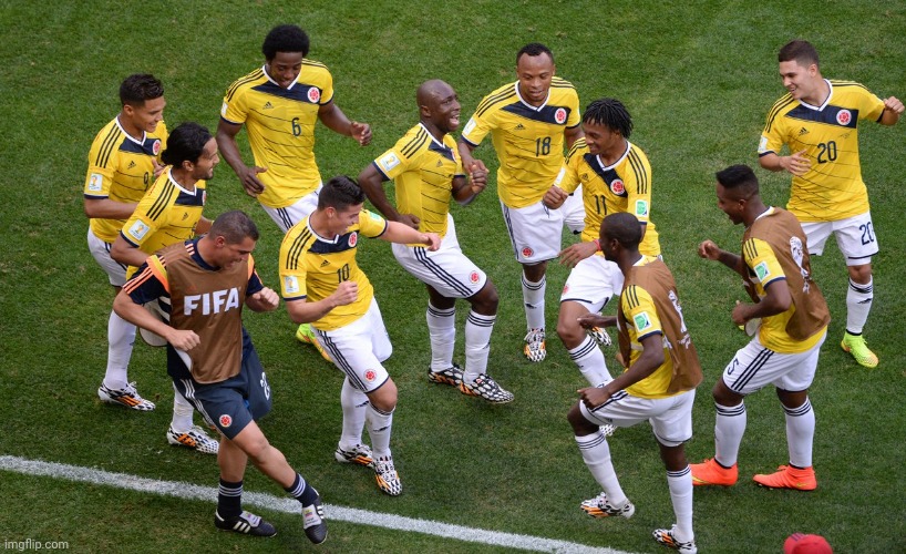 Colombian Soccer Team | image tagged in colombian soccer team | made w/ Imgflip meme maker