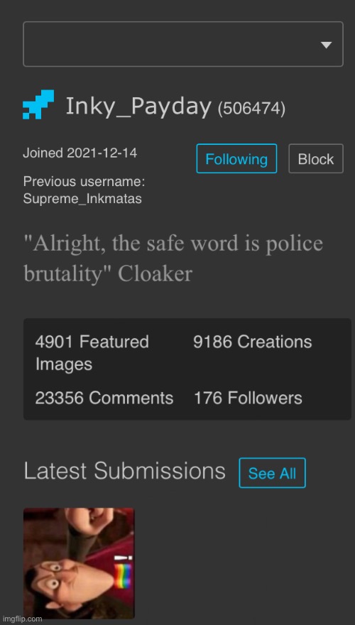 Dracula points towards ink | made w/ Imgflip meme maker