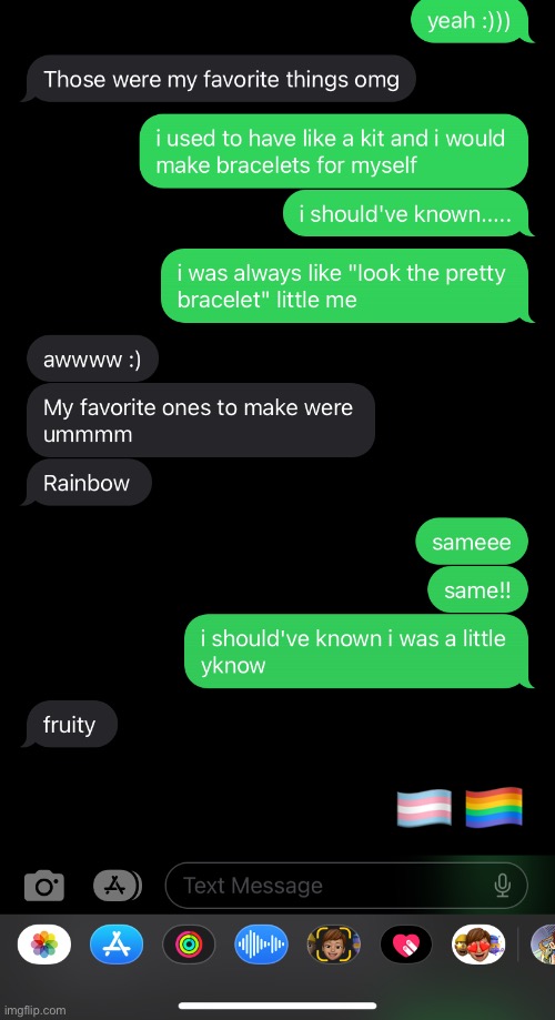 me and my gf talking about those loom bracelets | image tagged in gay,girlfriend | made w/ Imgflip meme maker