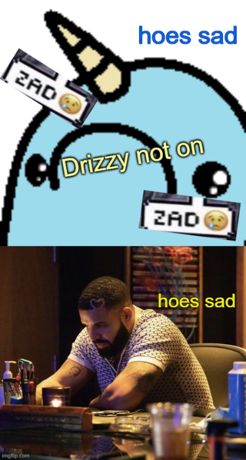 the nar and drizzy temps | image tagged in drizzy not on /3,hoes sad drake | made w/ Imgflip meme maker