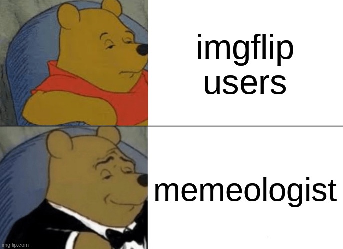 W rizz | imgflip users; memeologist | image tagged in memes,tuxedo winnie the pooh | made w/ Imgflip meme maker