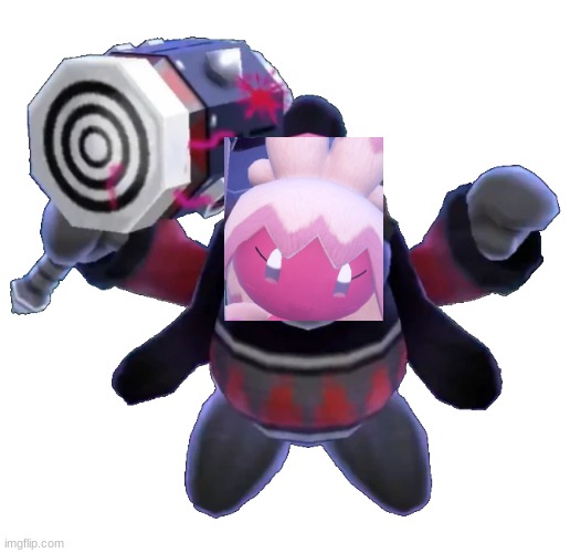 What If?... Tinkaton was a Dark Type? | image tagged in pokemon,kirby | made w/ Imgflip meme maker
