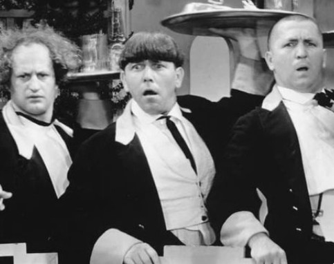 High Quality 3 Stooges in service Blank Meme Template