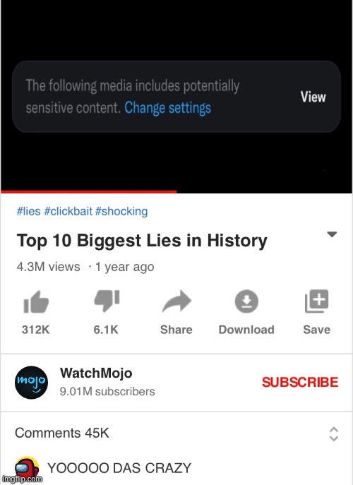 This censorship rarely even serves a purpose anymore | image tagged in twitter,youtube,watchmojo,top 10,memes,funny | made w/ Imgflip meme maker