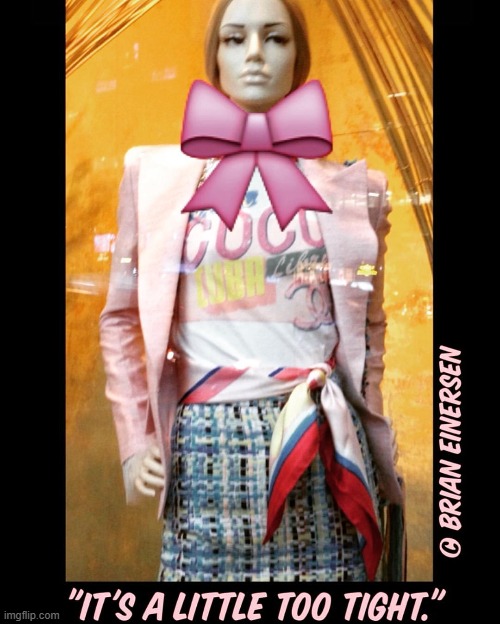 Bow NecK Brace | image tagged in fashion,window design,chanel,emooji art,brian einersen | made w/ Imgflip meme maker