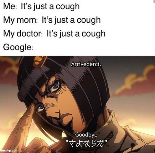 Google goofy ahh | image tagged in google,jojo,anime,anime meme,jojo meme | made w/ Imgflip meme maker