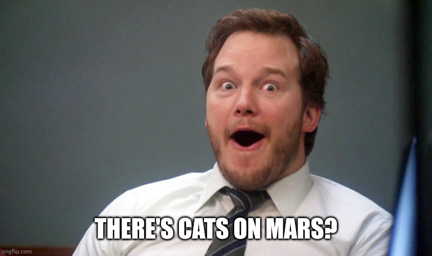 Oooohhhh | THERE'S CATS ON MARS? | image tagged in oooohhhh | made w/ Imgflip meme maker