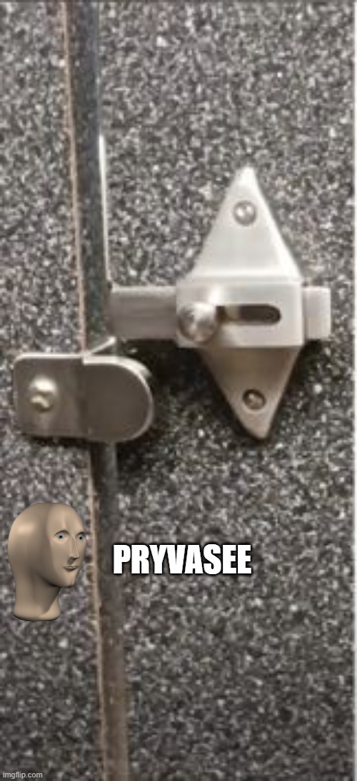 Lock? | PRYVASEE | image tagged in you had one job | made w/ Imgflip meme maker