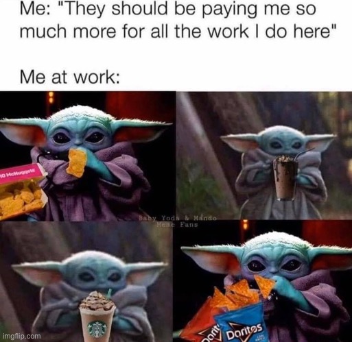 image tagged in relatable memes,star wars,baby yoda,repost,memes,funny | made w/ Imgflip meme maker