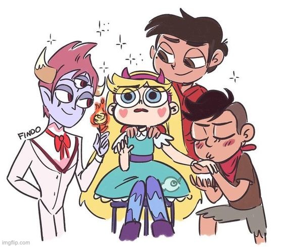 Star's got her own harem too | image tagged in svtfoe,fanart,memes,funny,star vs the forces of evil,star butterfly | made w/ Imgflip meme maker