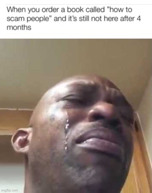 Crying Black Guy | image tagged in crying black guy | made w/ Imgflip meme maker