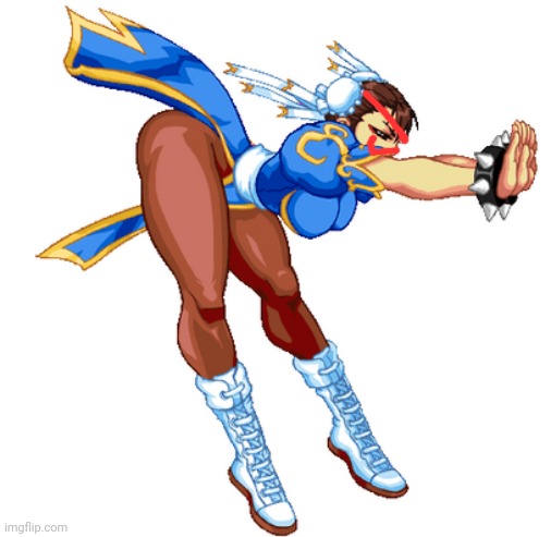 Chun-Li sprite | image tagged in chun-li sprite | made w/ Imgflip meme maker