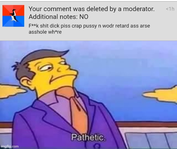 What a wuss | image tagged in skinner pathetic | made w/ Imgflip meme maker