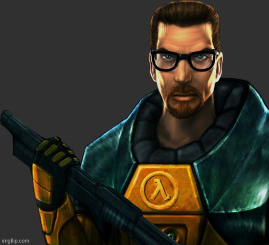 Gordon Freeman transparent | image tagged in gordon freeman transparent | made w/ Imgflip meme maker