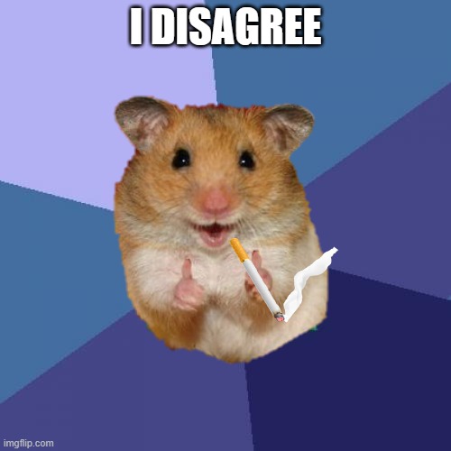 next time you want kids remember hamsters are better | I DISAGREE | image tagged in hamster,better than a,baby,i can't believe it,wait yes i can | made w/ Imgflip meme maker