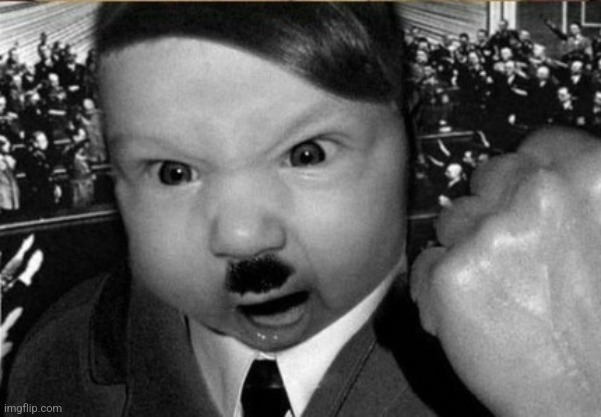 baby hitler | image tagged in baby hitler | made w/ Imgflip meme maker