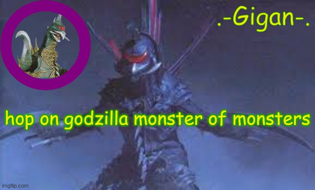 ,bhj | hop on godzilla monster of monsters | made w/ Imgflip meme maker