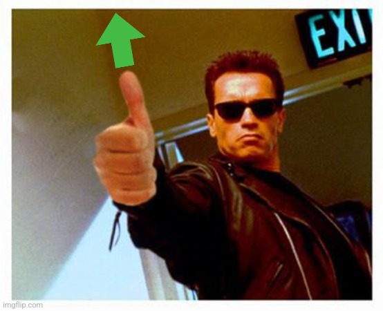 terminator thumbs up | image tagged in terminator thumbs up | made w/ Imgflip meme maker