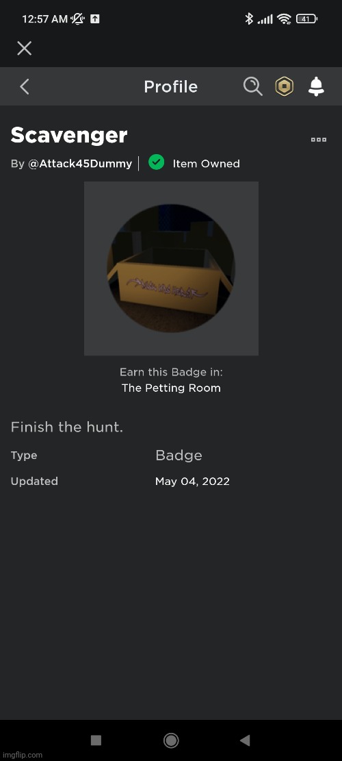 I got the badge. I can finally rest. | made w/ Imgflip meme maker