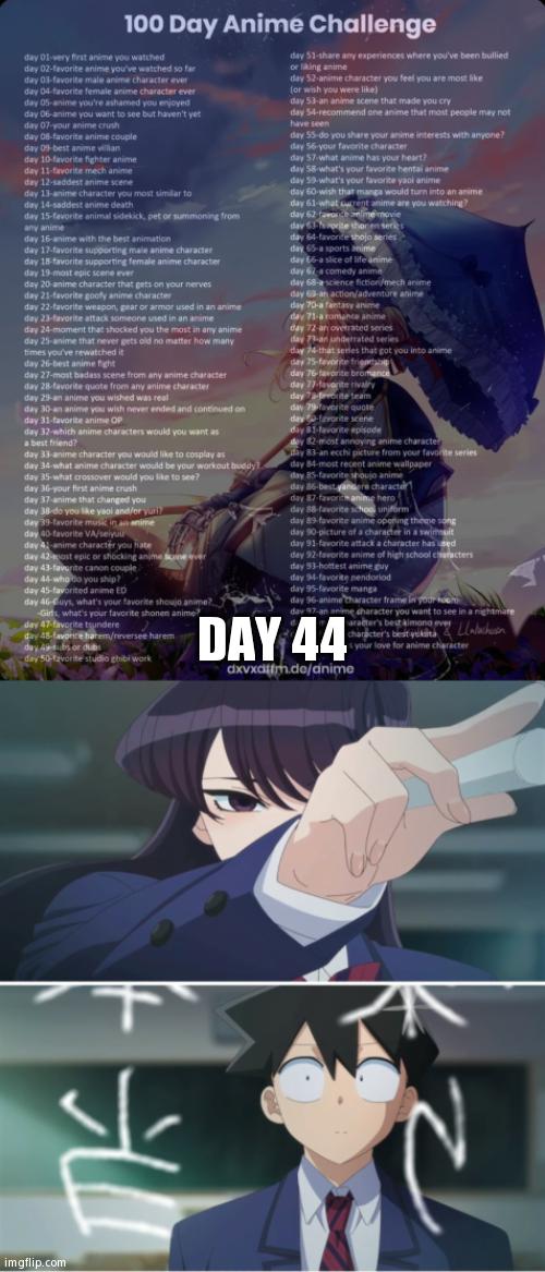 Can't Wait For Season Three! | DAY 44 | image tagged in 100 day anime challenge,komi-san is telling you something | made w/ Imgflip meme maker
