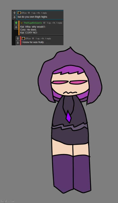 elfiya drew this. | made w/ Imgflip meme maker