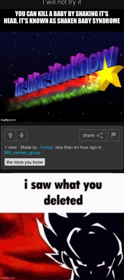 image tagged in i saw what you deleted | made w/ Imgflip meme maker