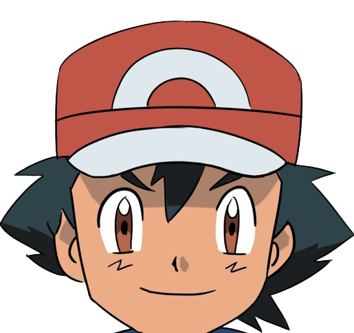 High Quality Ash Ketchum Face PNG Blank Meme Template