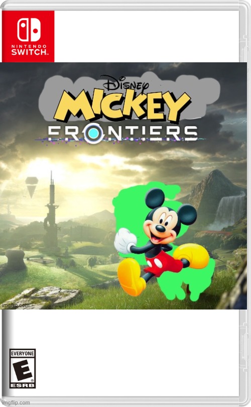 Pete making Giganto??? Goofy being trapped??? | image tagged in sonic frontiers,mickey mouse | made w/ Imgflip meme maker