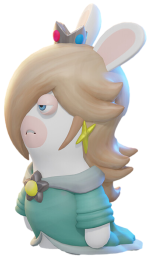 High Quality Rabbid Rosalina 3 Blank Meme Template