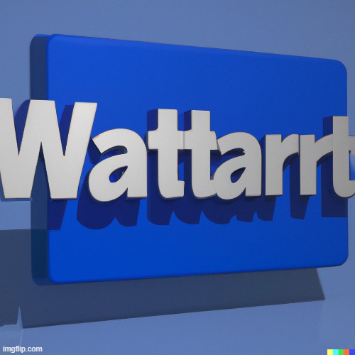 ai generated walmart logo | made w/ Imgflip meme maker