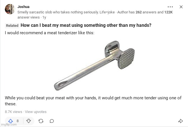 That works too, I guess | image tagged in bruh,meat | made w/ Imgflip meme maker