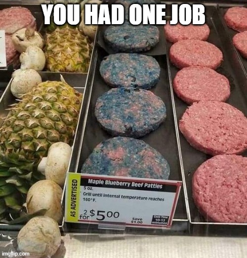 YOU HAD ONE JOB | image tagged in you had one job | made w/ Imgflip meme maker