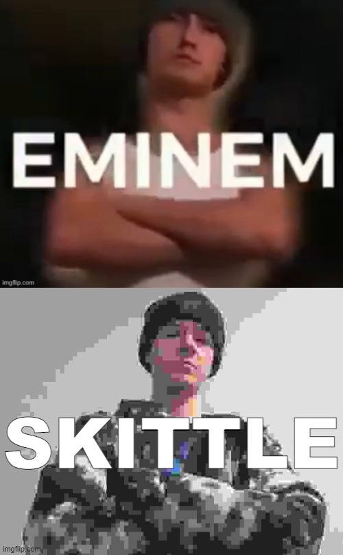 Low quality face reveal | SKITTLE | made w/ Imgflip meme maker