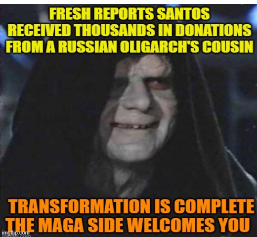Whats next,George? | image tagged in maga,fraud,dark side,political meme,russian | made w/ Imgflip meme maker