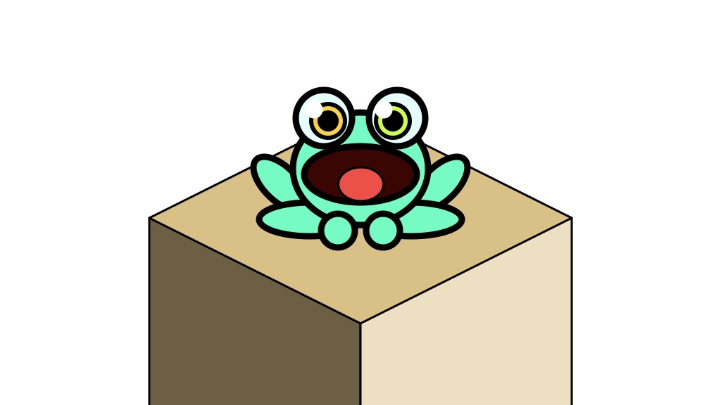 Screaming Box Frog Blank Meme Template