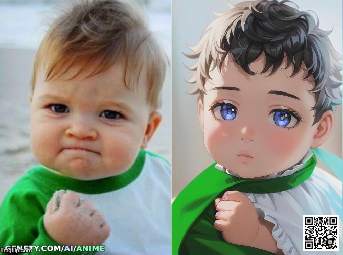 Anime Success Kid | made w/ Imgflip meme maker
