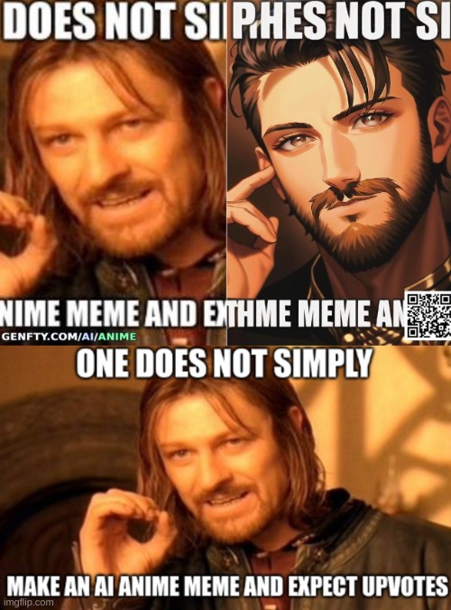 effortless meme | image tagged in ai,one does not simply | made w/ Imgflip meme maker