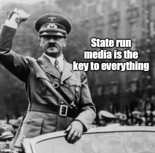 State run media is the key to everything | made w/ Imgflip meme maker