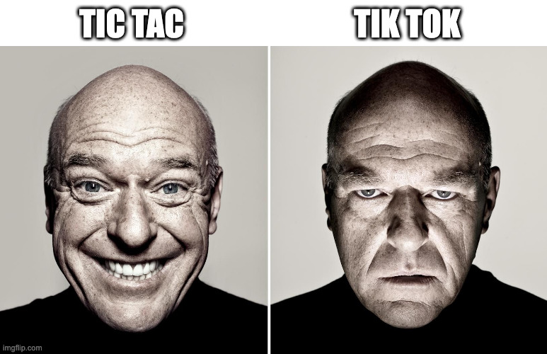 i dare you to look at the image link | TIC TAC; TIK TOK | image tagged in dean norris's reaction | made w/ Imgflip meme maker