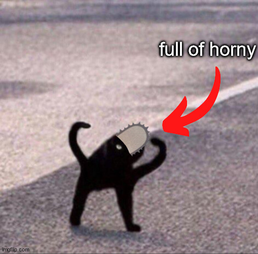 Dankchita | full of horny | image tagged in dankchita | made w/ Imgflip meme maker