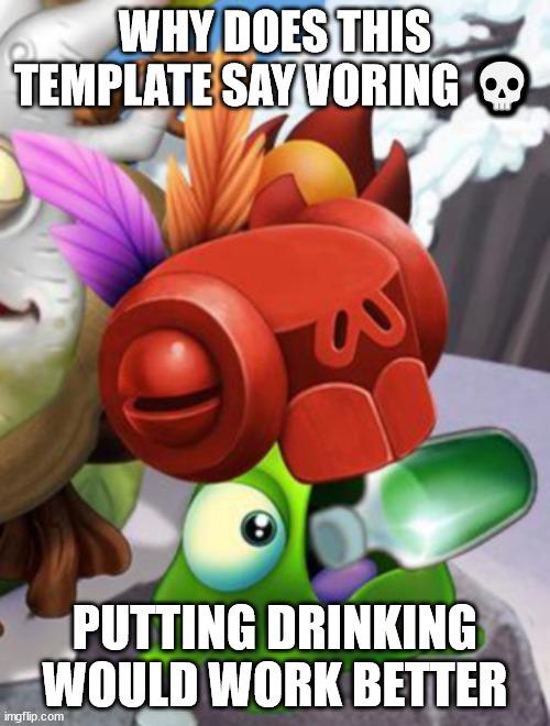 Baby Yelmut voring a bottle of cough syrup | WHY DOES THIS TEMPLATE SAY VORING 💀; PUTTING DRINKING WOULD WORK BETTER | image tagged in baby yelmut voring a bottle of cough syrup | made w/ Imgflip meme maker