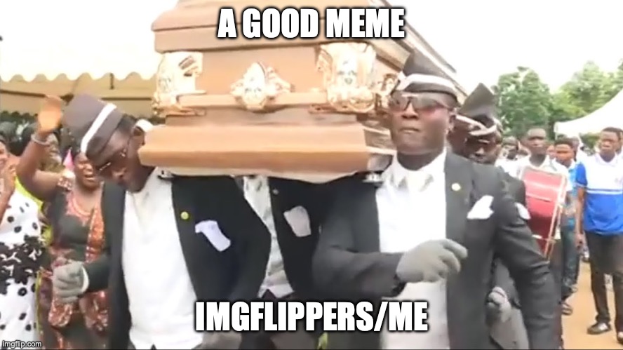 Coffin Dance | A GOOD MEME; IMGFLIPPERS/ME | image tagged in coffin dance | made w/ Imgflip meme maker