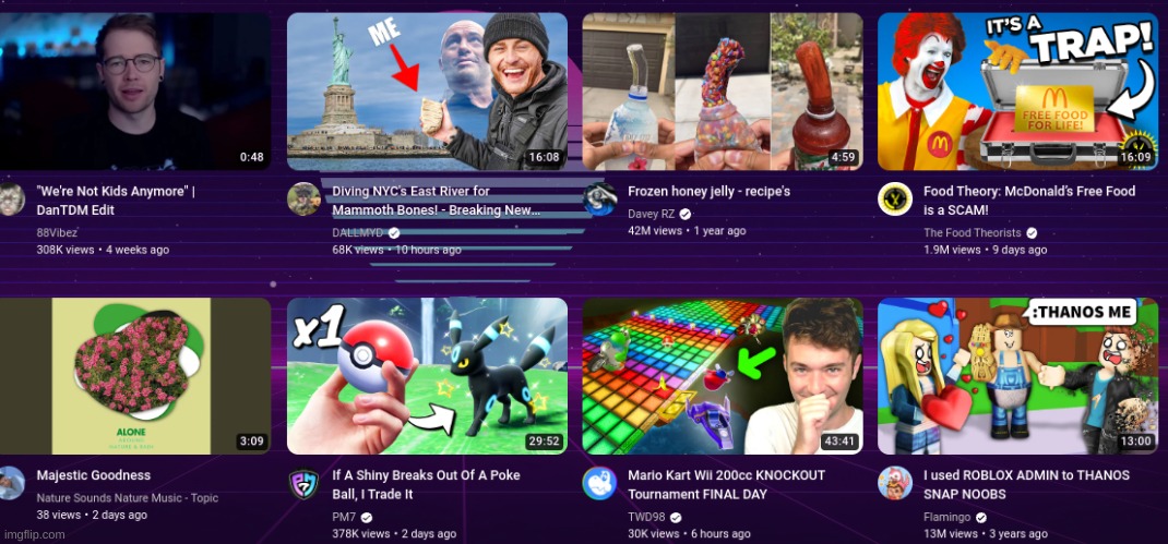 goofy ahhh youtube | made w/ Imgflip meme maker