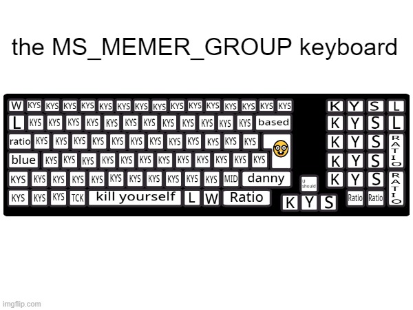 the MS_MEMER_GROUP keyboard | image tagged in memes | made w/ Imgflip meme maker