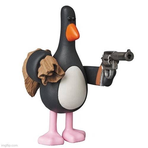 Penguin with a gun | image tagged in penguin with a gun | made w/ Imgflip meme maker
