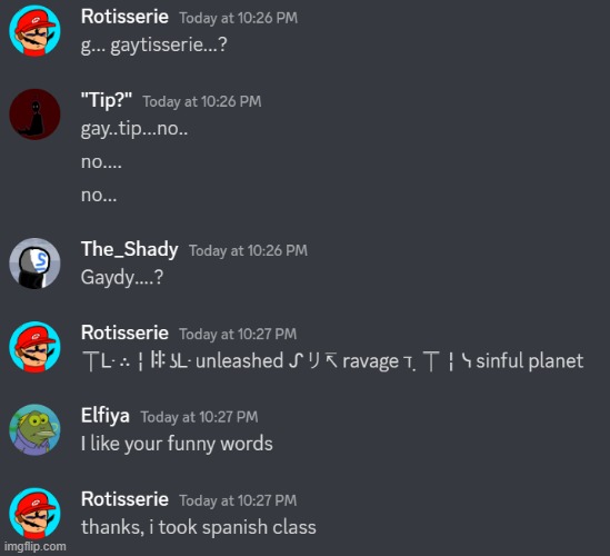 daily discord delirium | made w/ Imgflip meme maker