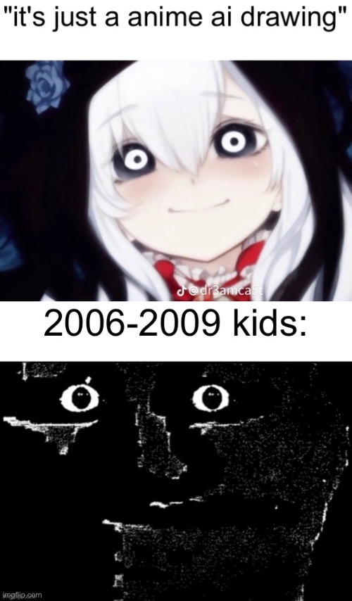 AI Anime Girls Creeypasta (Stable Diffusion Meme), AI Anime Girls as  Creepypasta Images