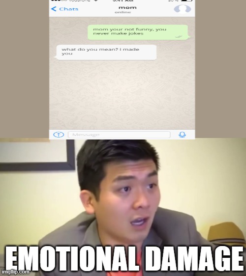 ROAST | EMOTIONAL DAMAGE | image tagged in emotional damage | made w/ Imgflip meme maker