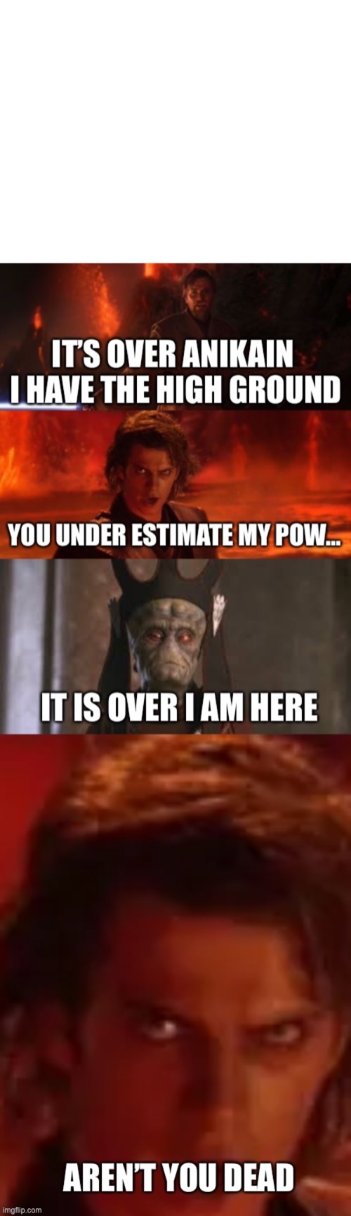 How it happened | image tagged in star wars | made w/ Imgflip meme maker