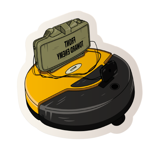 High Quality claymore roomba Blank Meme Template